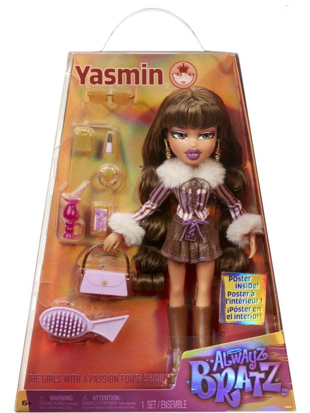 New Always Bratz Doll Yasmin 11 piece Doll Set